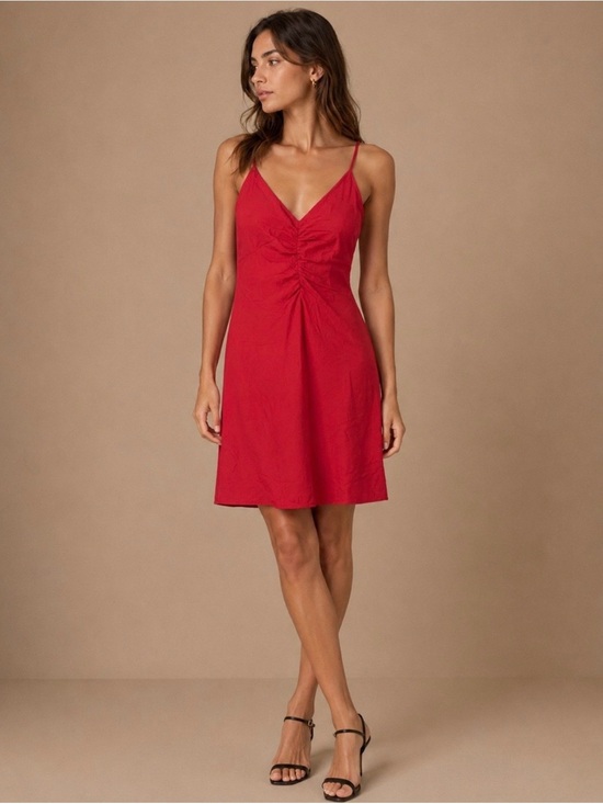 Zara Dresses & Skirts - Zara Hot Pink Spaghetti Strap Dress
